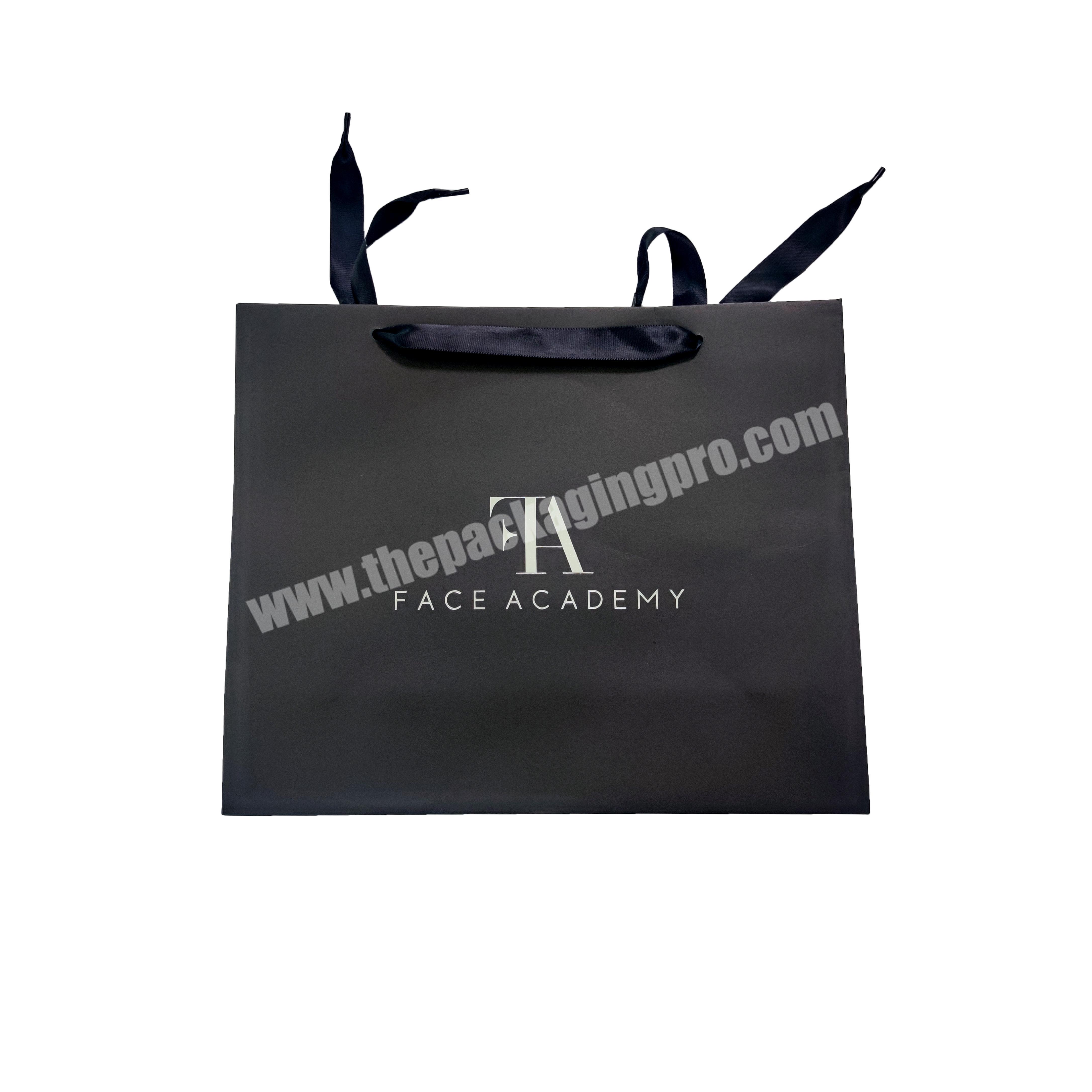 Hot sale  Recyclable Custom Printed Luxury Gift Paper Shopping Bag ART Paper Gift jewelry packaging Bag With  Logo
