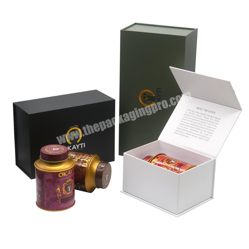 Personalised Private Label Presentation Magnetic Tea Box Insert