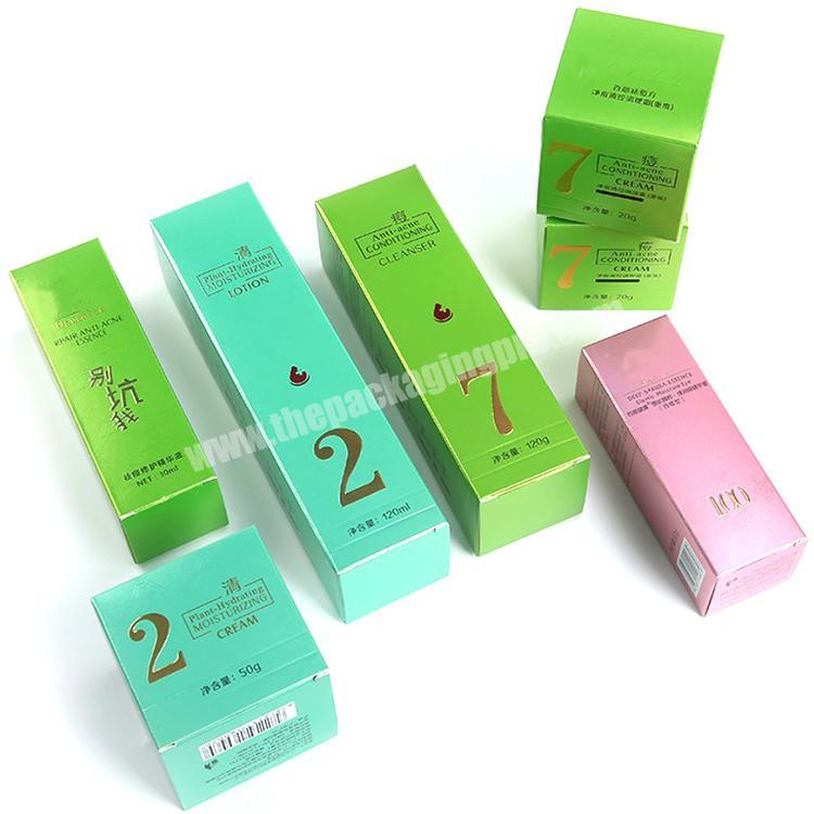 Personalized Custom Logo Paper Beauty Cream Skin Care Box Packaging Makeup Cosmetic Jar Packaging Boxes
