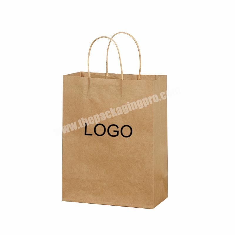 Popular Professional Customized Kraft Paper Bag For Household Products Grocery Packaging Bags