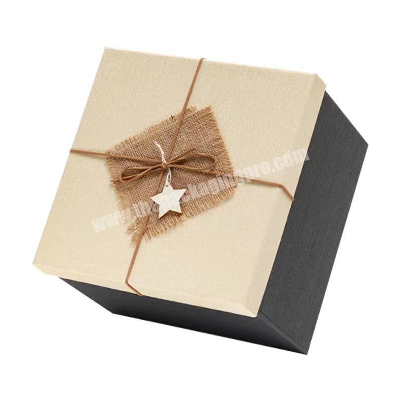 Portable Net Gift Packaging Box Valentine's Day Birthday Gift Box Empty Boxes Can Print LOGO