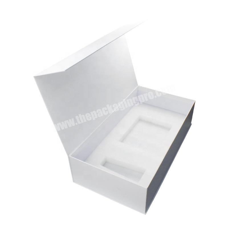 Precise Printed Luxury Magnetic Cardboard Gift Box With Secure Foam Tray