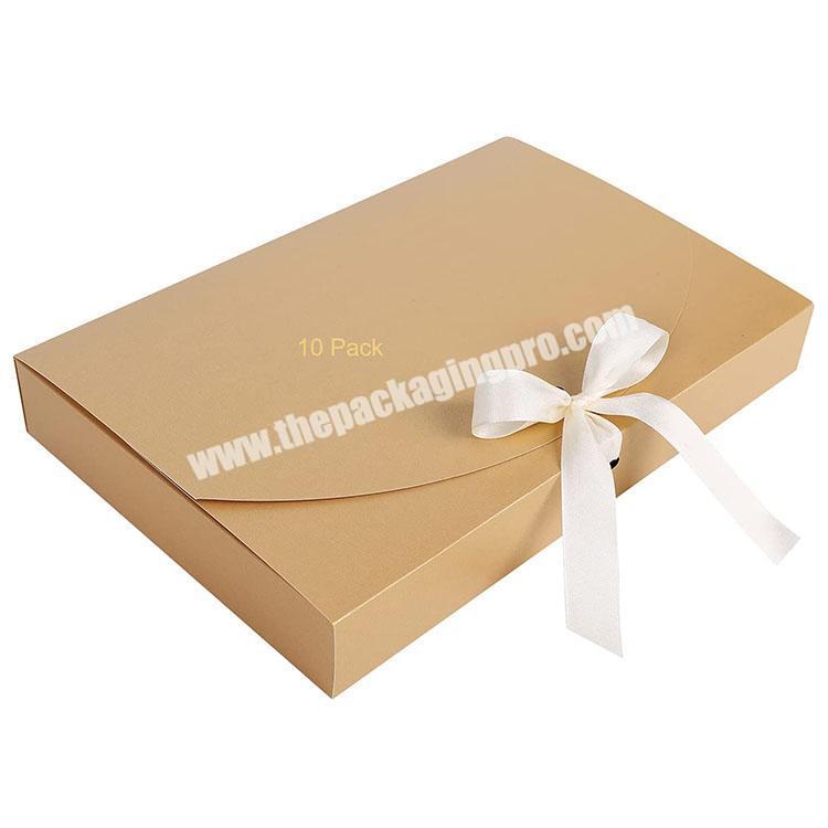 Custom LuxuryGift Box with Changeable Ribbon Packaging -for clothing box underwater boxes Birthdays, Bridal Gifts,