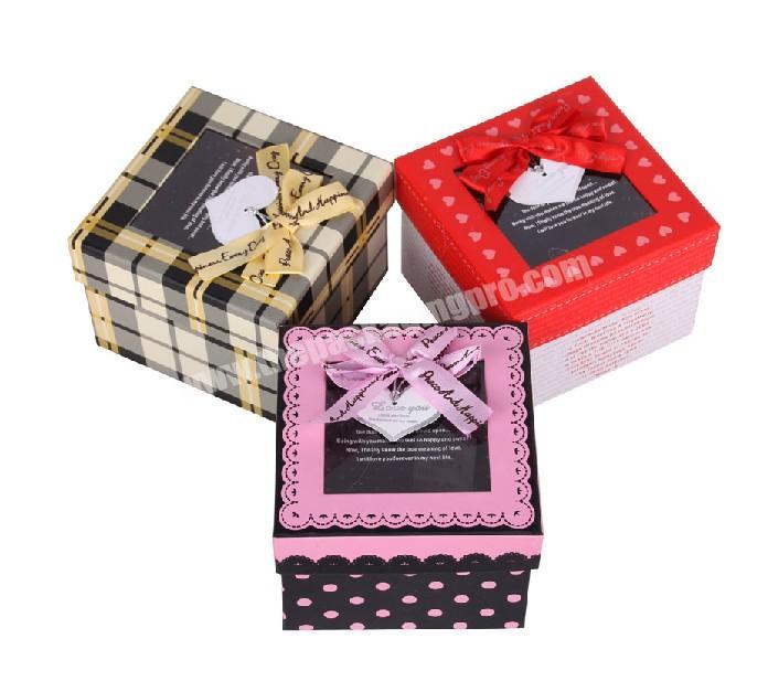Pretty Mini Cardboard Candy Box Wholesale, Cake Packing Box