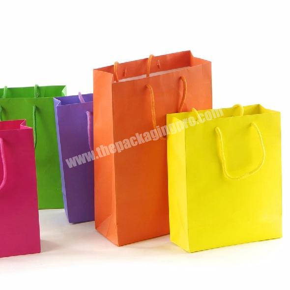 Professional Offset Printed Gift Paper Bag Shopping Bags Online
