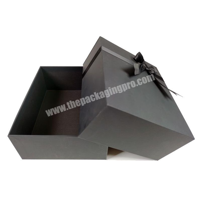 Recycled Luxury Custom Logo Printing Square Gift Box With Lids And Matt Lamination Cardboard Packaging Paper Boxes