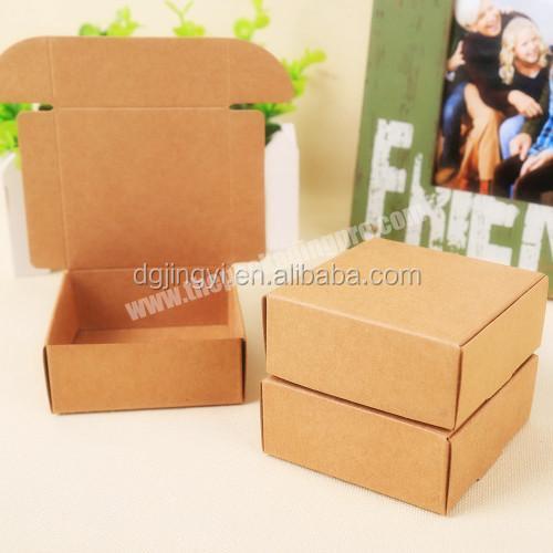 Recycled Small Flat Kraft Corrugated Paper Cardboard Shipping Box, Small Cheap Folding Paper Mailer Box wholesale