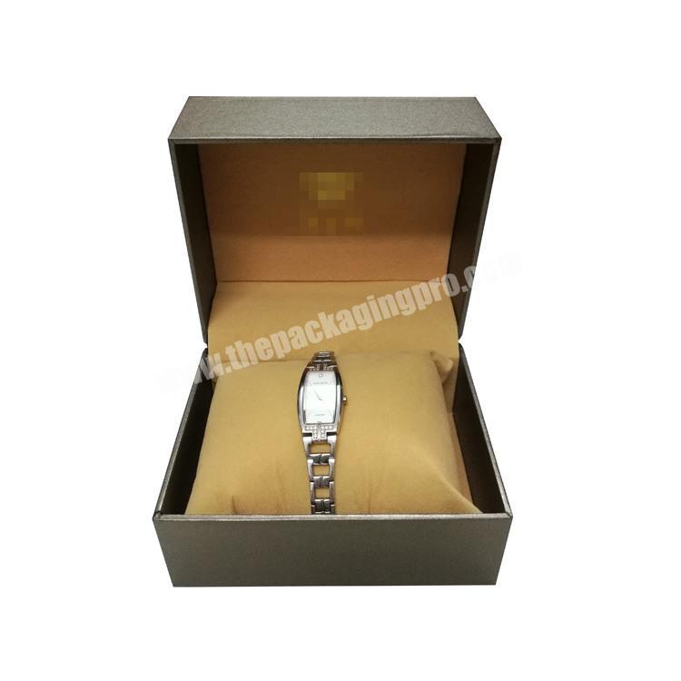 Rigid Cardboard Watch Box Packaging Gift Paper Custom Logo Single Magnetic Premium Luxury Clamshell Box OEM & ODM Cardboard Etc