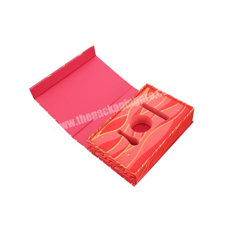 Rigid Magnetic Folding Paper Box Custom Wig Install Packaging Gift Boxes Supplier
