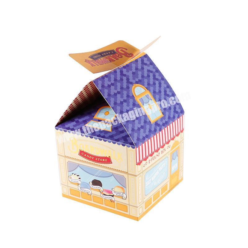 SC custom made foldable cheap price fast food packaging hamburger paper box