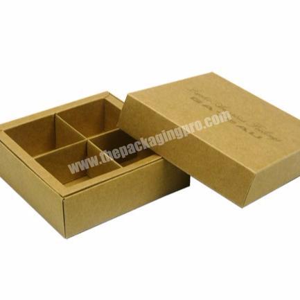 Safety SGS Recyclable Brown Kraft Paper Cardboard Baklava Boxes With Trade Assurance