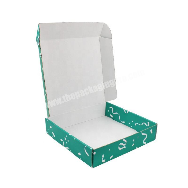 Shipping Green LOGO Boxes Packing Cardboard China Factory Wholesale Product Corrugated Shipping Packaging Custom Box Mailers