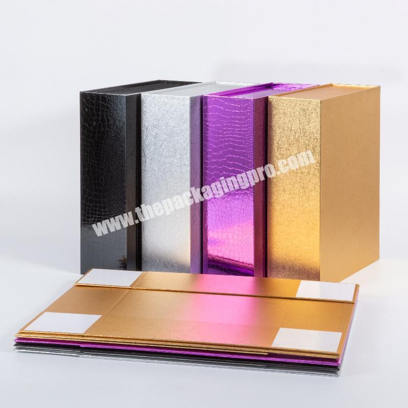 Small Paper Folding Packaging Perfume Bottle Skincare Cosmetic Packaging Box Flat Large Foldable Box Packaging Paper Box