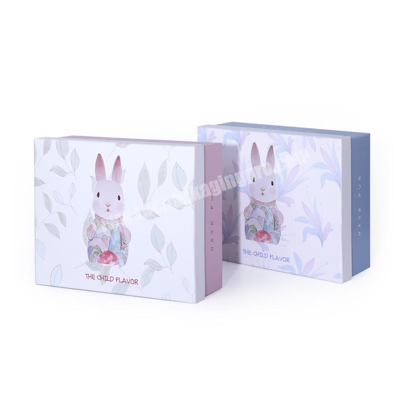 Small fresh rabbit gift box cartoon creative handbag gift bag spot paper box customization