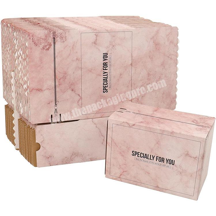 Special Design Custom Logo Printed Pink Shipping Corrugated Mailer Gift Boxes