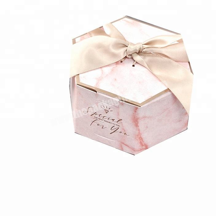 Stamping Candy Box China Products for European-style Wedding Creative Exquisite Ins Pink Gold Paperboard Recyclable UV Coating