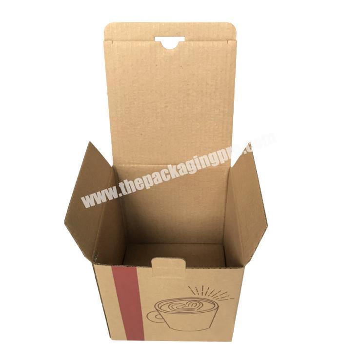Supplies Custom Luxury Boxes Packaging for Coffee black and Brown Kraft Mug Gift Tea Coffe Cup Subscription Coffee Packing Box