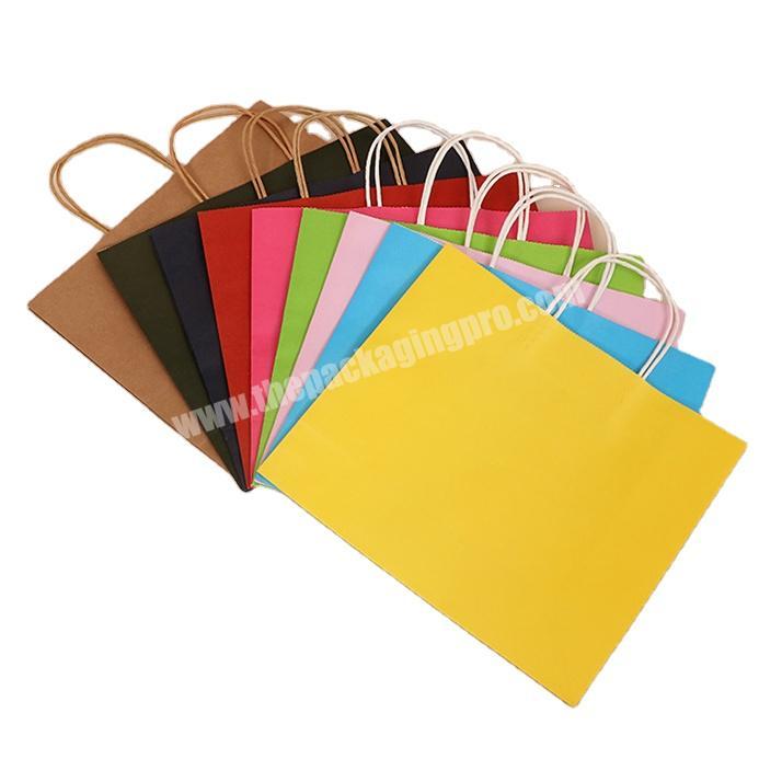 Take Away Food Craft Brown Bag Kraft Paper Bags For Cosmetic Clothing Shopping