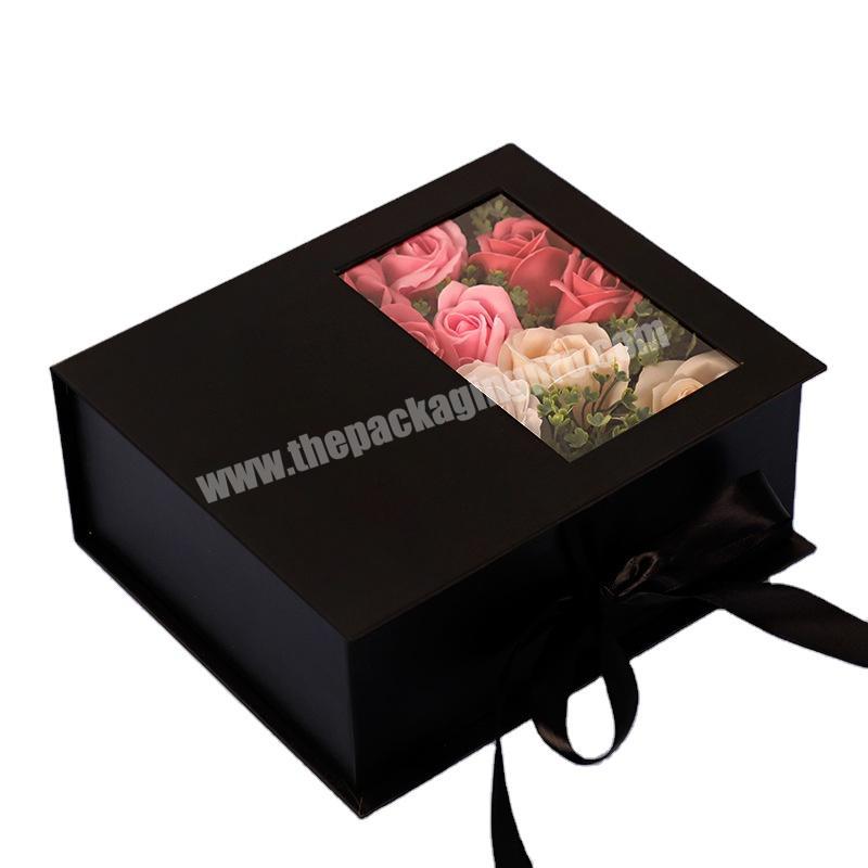 Tanabata Valentine's Day Gift Box with Flowers, Birthday Anniversary Gift Perfume Soap Flower Box