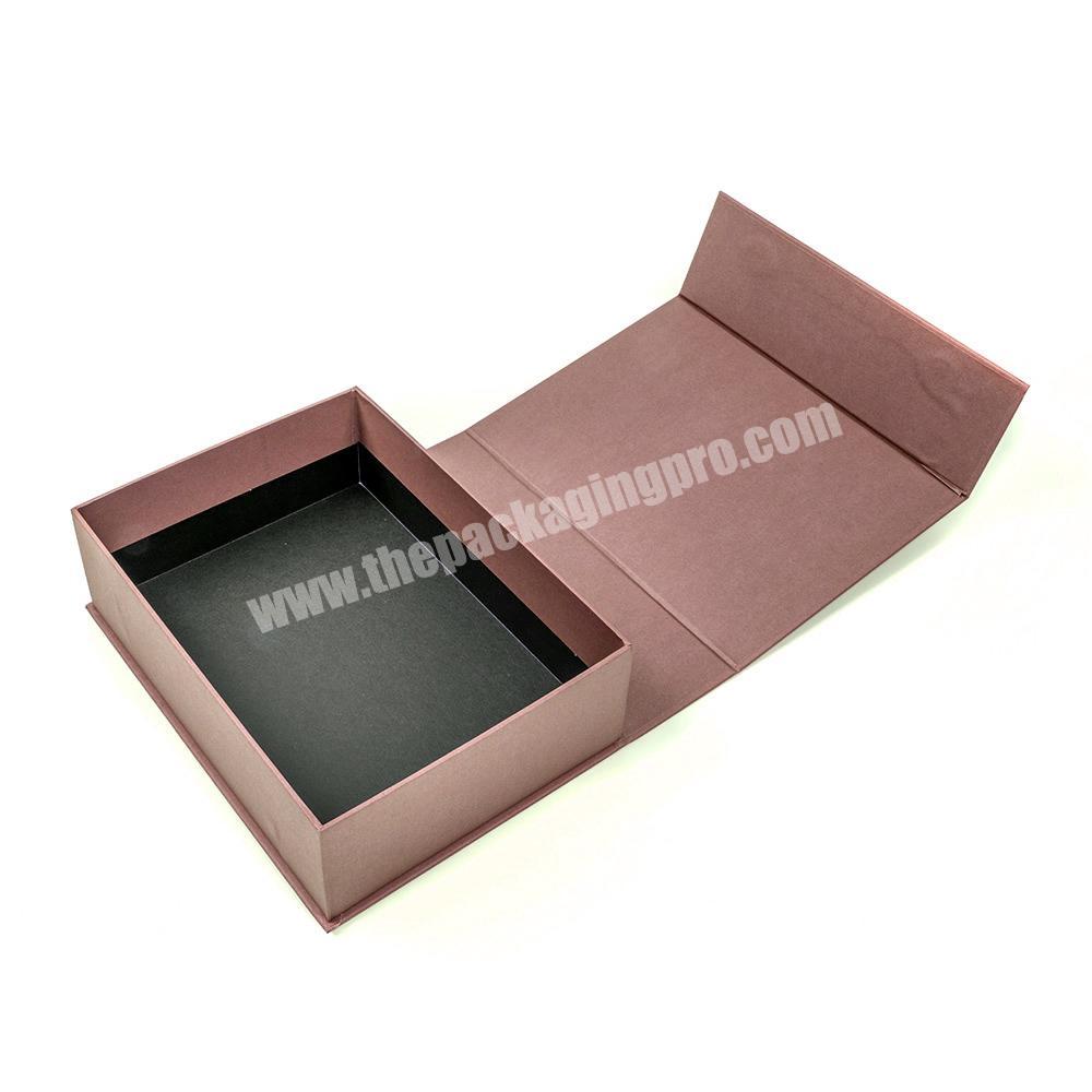 Teal Magnetic Closure Collapsible Folding Shoe pink magnetic box Custom Design Rigid Cardboard Paper Gift Packaging Box
