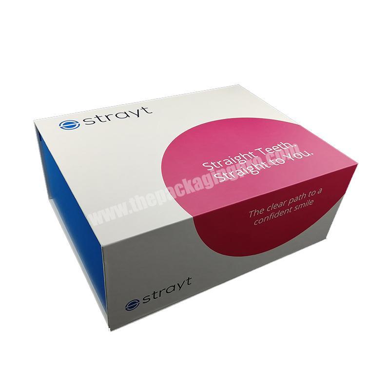 Customer Branded Teeth Whitening Kit Tableware Paaging Takeaway Paper Box