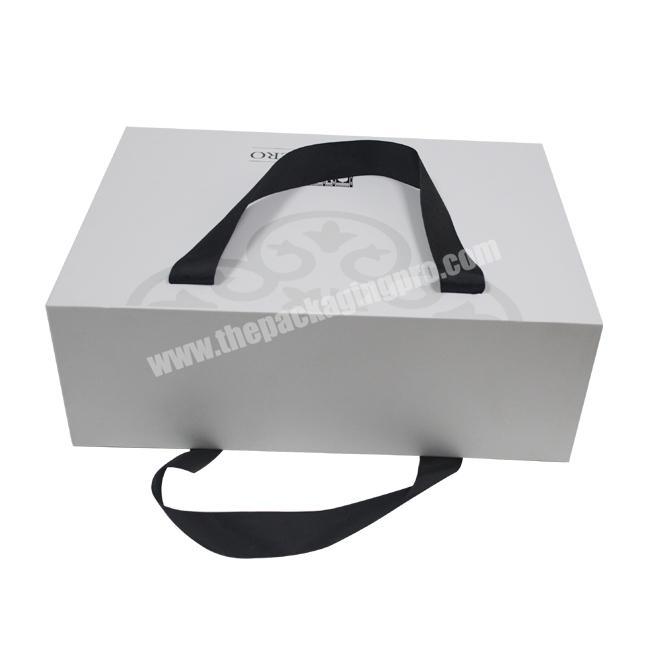 Unique Low MOQ Foldable Storage Box Wholesale Custom Made Jewelry Boxes Folding Rigid Jewelry Cardboard Box With Ribbon