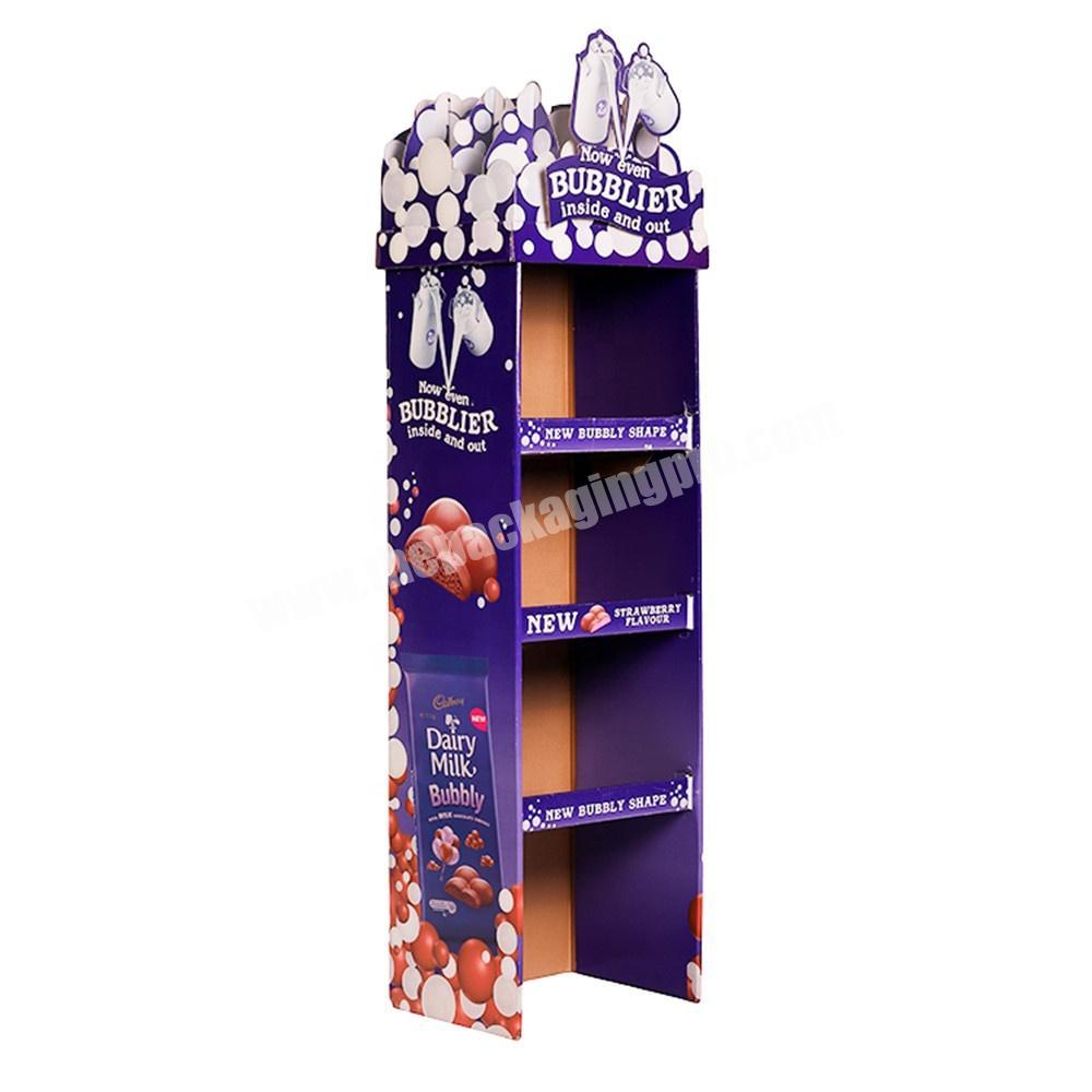 Wedding Cardboard Chocolate Biscuit Display Stand For Chocolate