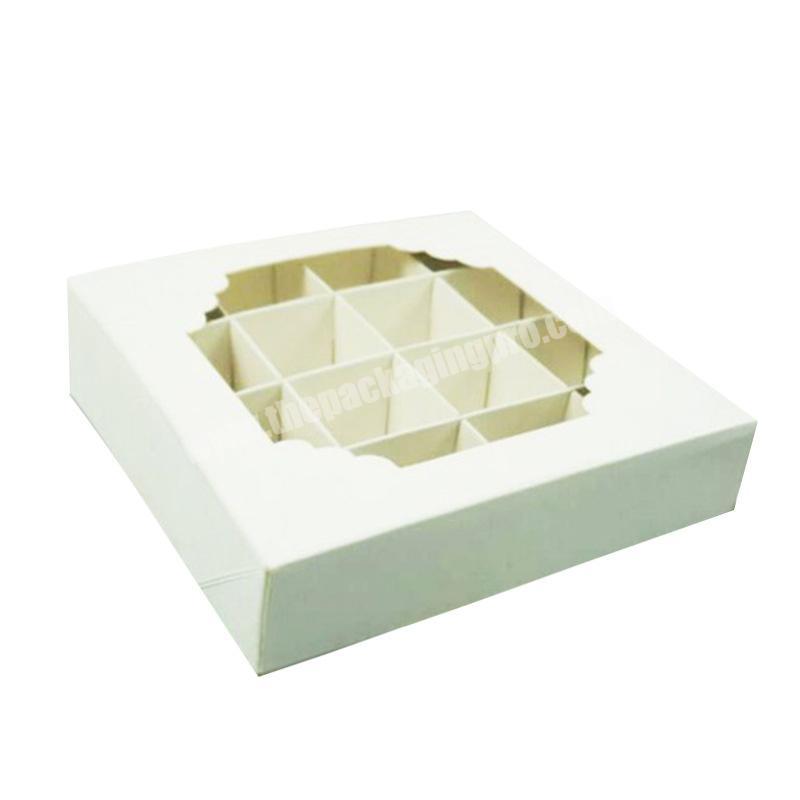 White cardboard box multi-purpose lattice dessert nuts & kernels gift box custom