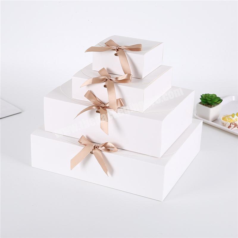 WhiteKraftBlack Gift Box Event & Party Supplies Packaging Wedding Birthday Hnadmade Candy Chocolate sweet boxes packaging