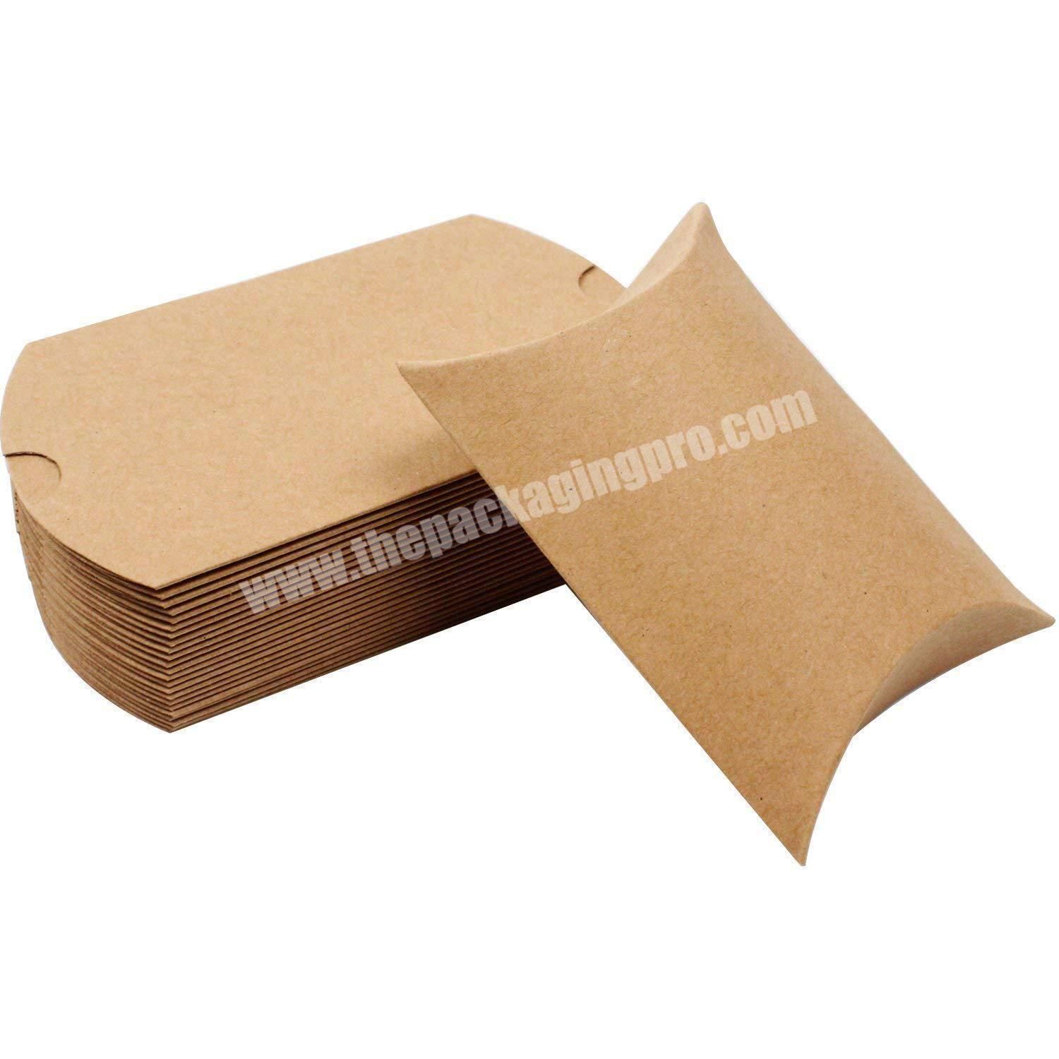 Wholesale Cheap Product Packaging Custom Boxes Cardboard Pillow Box In Stock