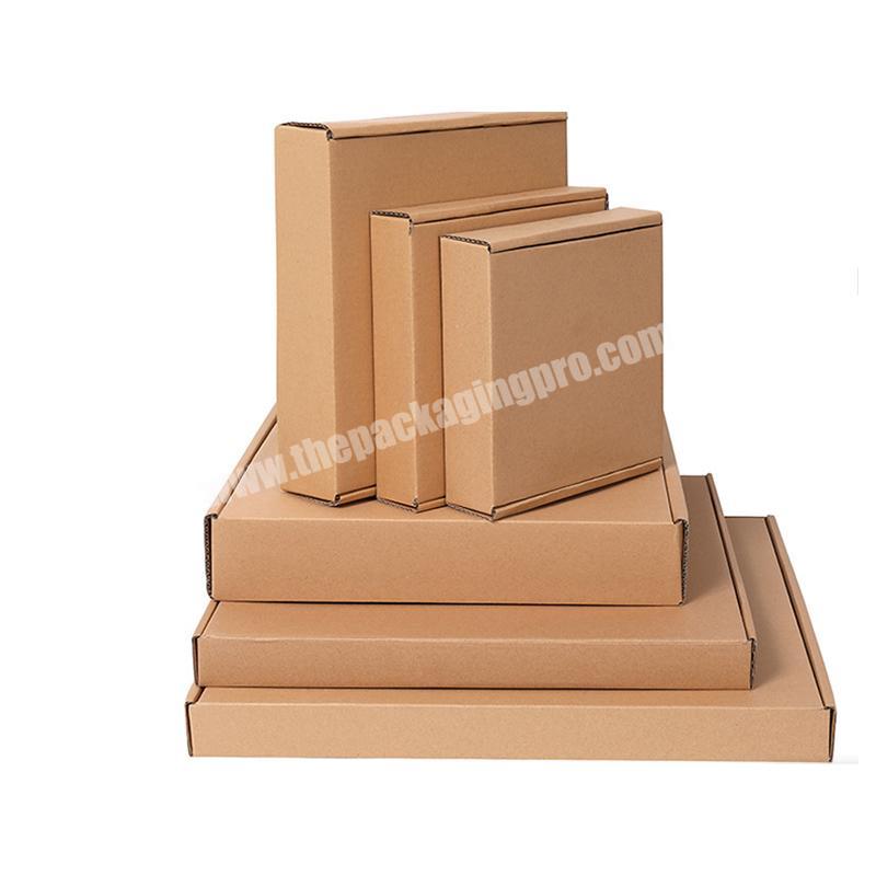 Wholesale Custom Design Kraft Paper Plane Transport Shipping Packaging Box Folding Corrugated Paper Box