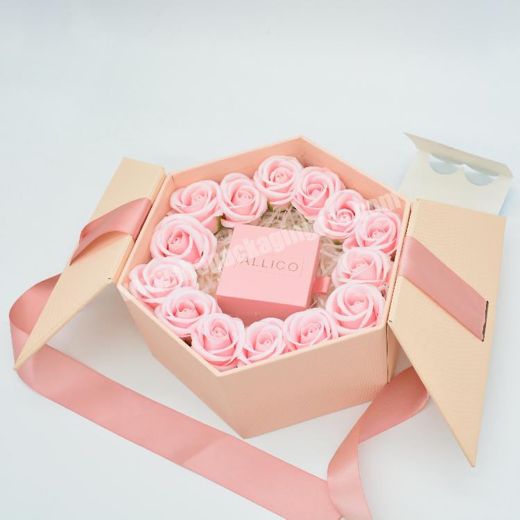 Wholesale Custom Double Door Bridesmaid Gift Box Wedding Favors Bridesmaid Paper Gift Box