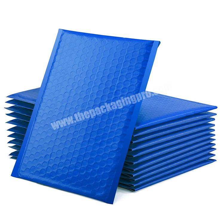 Wholesale Custom Eco-friendly Strong Adhesive Shipping Padded Bags Blue Poly Envelope Bubble Mailers Enveloped Shipping Bags