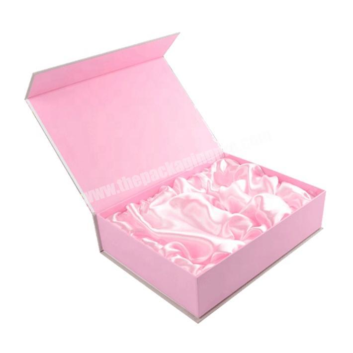 Wholesale Custom Hot Sale Cardboard Hair Packaging Boxes Extension with Silk Insert