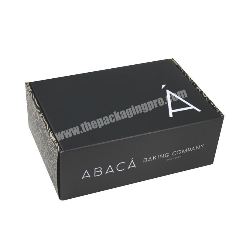 Wholesale Custom Logo Colored Black Printing Corrugated Miler Box For Packaging