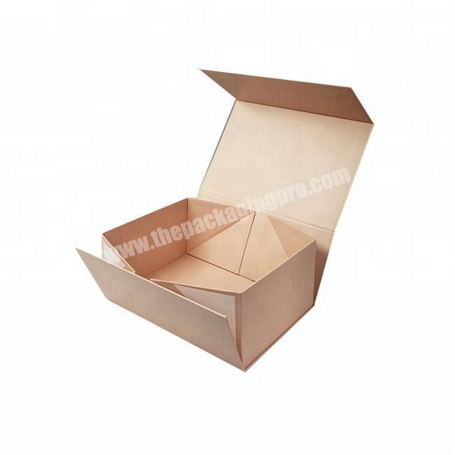 Wholesale Custom Luxury Cardboard Gift Fashion Folding Paper Packaging Box