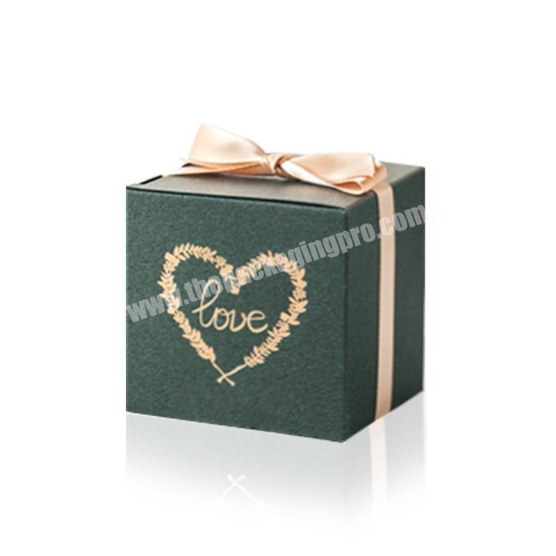 Wholesale Custom Luxury Sweet Wedding Favour Gift Candy Packaging Gift Box With Ribbon