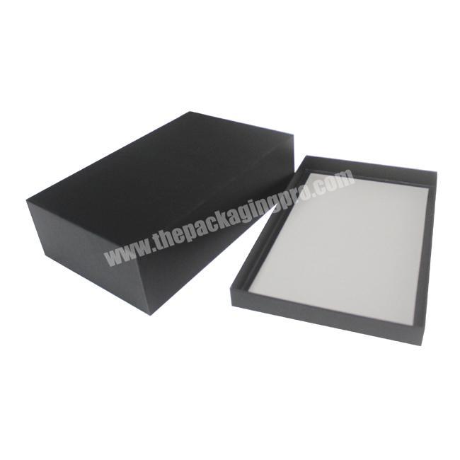 Wholesale Custom Paper Boxes Matte Black Rigid Box