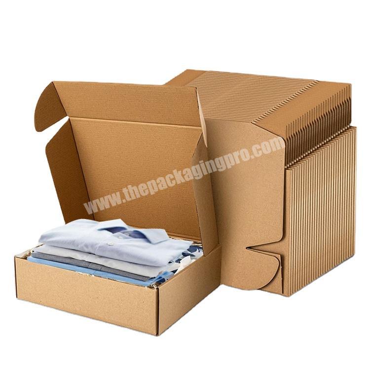 Wholesale Custom Rigid Clothing Carton Mailing Corrugated Cardboard Box  Mailer Packing Box