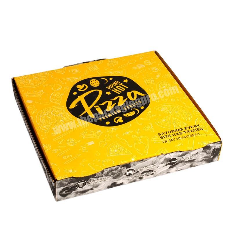 Wholesale Custom cheap paper pizza boxes with logo pizza boxes wholesale plain pizza box