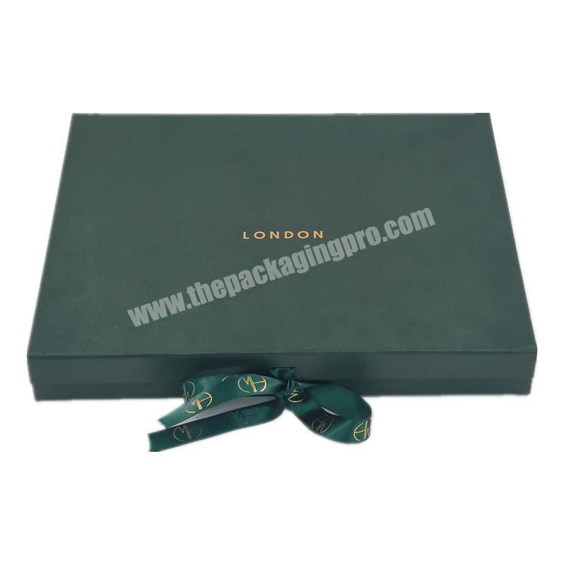 Wholesale Customized Good Quality Foldable Box Magnetic Gift Boxes With Ribbon