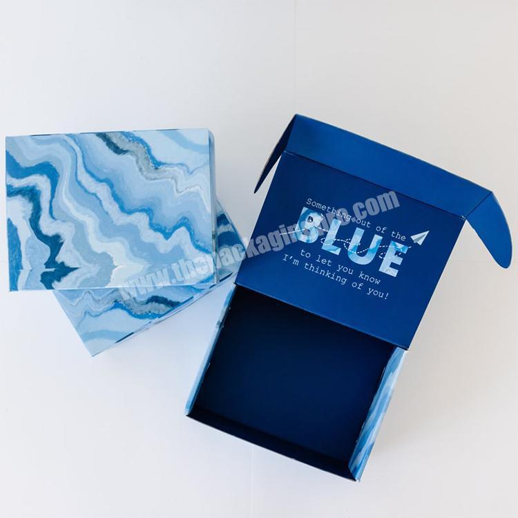 Wholesale Free Sample Custom Printed Logo Gift Corrugated Packaging Boxes Small Clothes Cosmetic Shipping Mailing Boxes