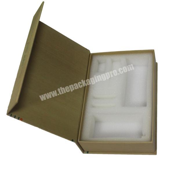 Wholesale High Quality Brown Foldable Magnet Gift Paper Box Packaging Boxes