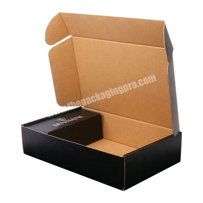 Wholesale High Quality Custom Printed Corrugated Cardboard Packaging Mailer Box for Shipping clothing make up teacandle