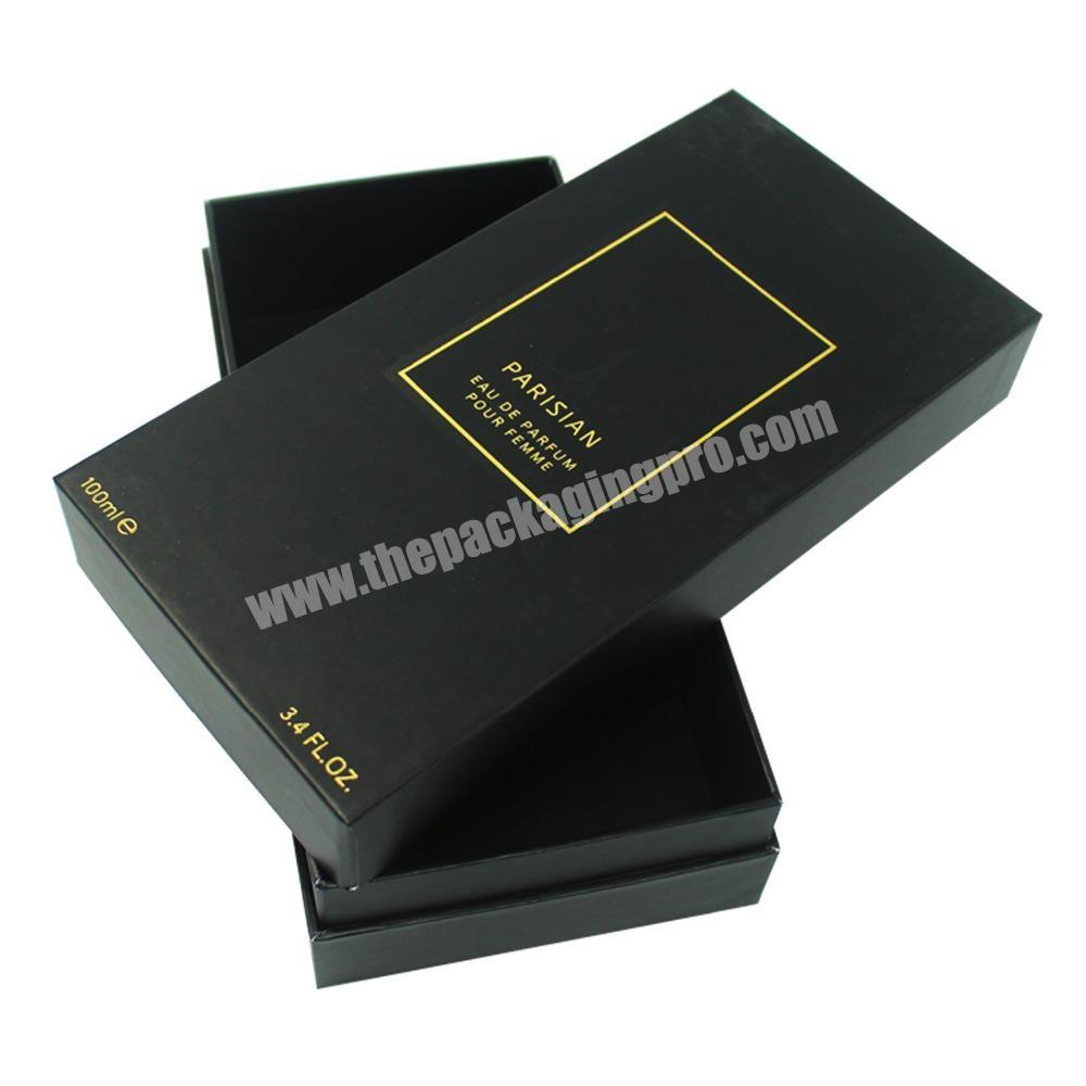 Wholesale High Quality Handmade Paper Packaging, Custom Printed Logo Best Selling Matte Black Cardboard Shoe Box