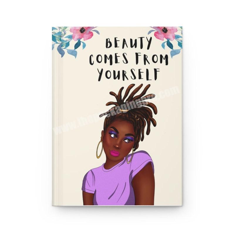 Wholesale Inspiring Positive Gratitude Self Care Journal Planner Notebook For Black Women
