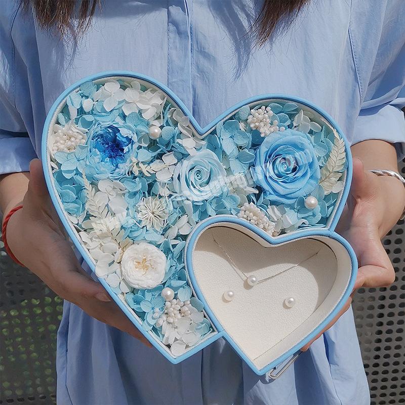 Custom Sweet Heart Shaped Rigid Gift Box Jewelry Flowers Packaging Paper Box Luxury Chocolate Paperboard Cardboard Boxes