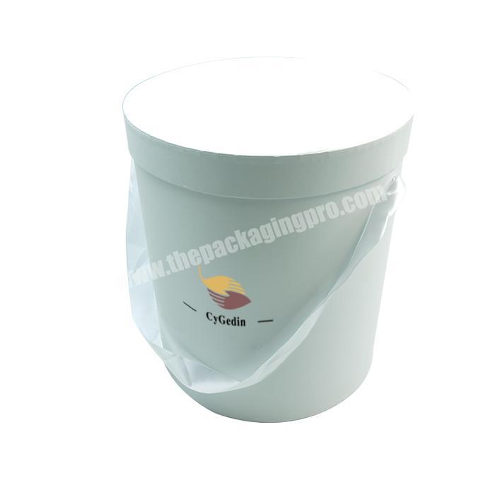 Wholesale Luxury Custom Logo Flower Cylinder box Packaging Packages Gift Paper Box