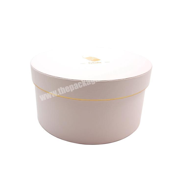 Wholesale Luxury Custom Logo Romantic Flower Cylinder box Packaging Packages Gift Paper Box