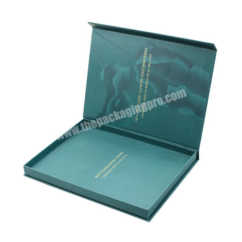 Wholesale Luxury Green Flap Lid Packaging Cardboard Bespoke Custom Magnetic Closure Gift Box